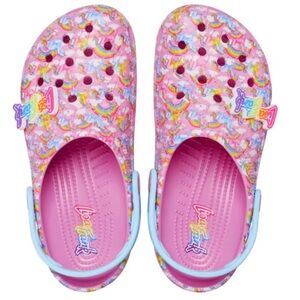 Women’s Lisa Frank Pink Unicorn CROCS Size 10